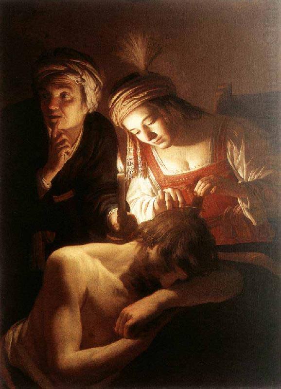 Samson and Delilah, Gerard van Honthorst